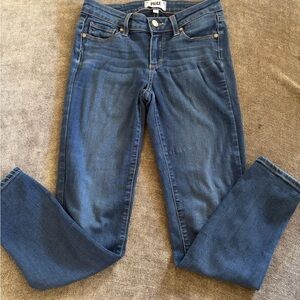 PAIGE Women's Classic Blue Skinny Jeans